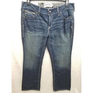 *NWT* Ariat REAL Denim Mid Rise Bootcut Riding Whipstitch Jeans Women's Size 33R